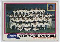 Team Checklist - New York Yankees [Good to VG‑EX]