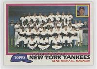 Team Checklist - New York Yankees