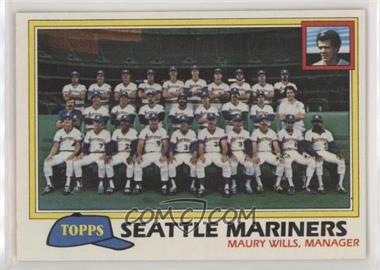 1981 Topps - [Base] #672 - Team Checklist - Seattle Mariners