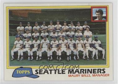 1981 Topps - [Base] #672 - Team Checklist - Seattle Mariners