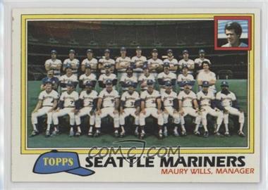 1981 Topps - [Base] #672 - Team Checklist - Seattle Mariners