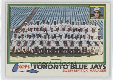 1981 Topps - [Base] #674 - Team Checklist - Toronto Blue Jays