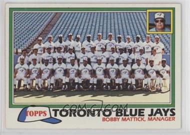 1981 Topps - [Base] #674 - Team Checklist - Toronto Blue Jays