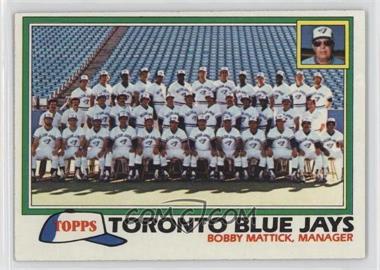 1981 Topps - [Base] #674 - Team Checklist - Toronto Blue Jays