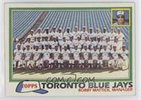Team Checklist - Toronto Blue Jays [EX to NM]