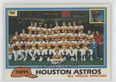 1981 Topps - [Base] #678 - Team Checklist - Houston Astros [EX to NM]