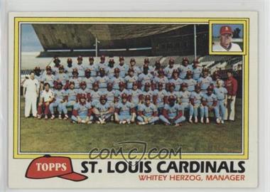 1981 Topps - [Base] #684 - Team Checklist - St. Louis Cardinals