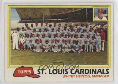 1981 Topps - [Base] #684 - Team Checklist - St. Louis Cardinals