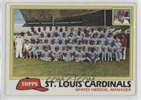 Team Checklist - St. Louis Cardinals