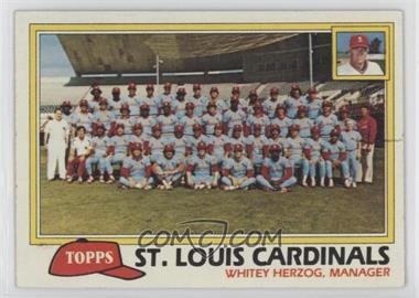 1981 Topps - [Base] #684 - Team Checklist - St. Louis Cardinals