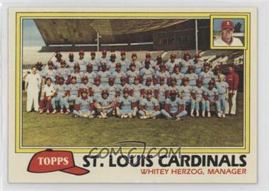 1981 Topps - [Base] #684 - Team Checklist - St. Louis Cardinals