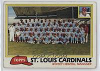 Team Checklist - St. Louis Cardinals [Good to VG‑EX]