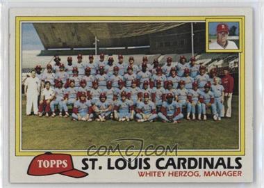 1981 Topps - [Base] #684 - Team Checklist - St. Louis Cardinals