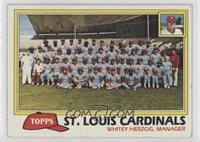 Team Checklist - St. Louis Cardinals [Good to VG‑EX]