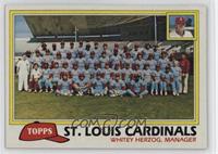 Team Checklist - St. Louis Cardinals [EX to NM]