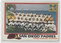 Team Checklist - San Diego Padres [Good to VG‑EX]