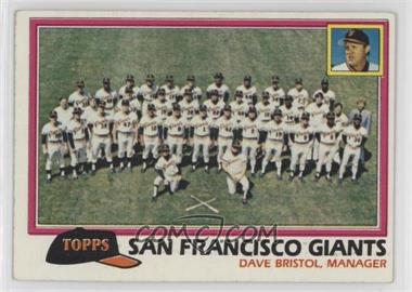 1981 Topps - [Base] #686 - Team Checklist - San Francisco Giants