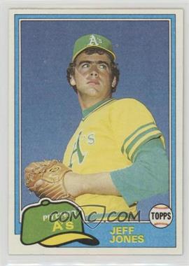 1981 Topps - [Base] #687 - Jeff Jones