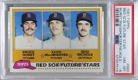 Future Stars - Bruce Hurst, Keith MacWhorter, Reid Nichols [PSA 8 NM&…