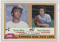 League Leaders - Rudy May, Don Sutton