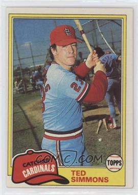 1981 Topps - [Base] #705 - Ted Simmons