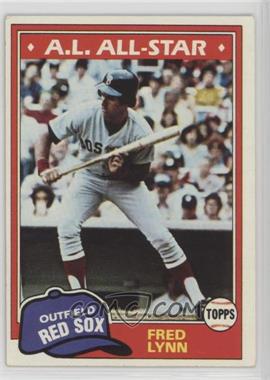 1981 Topps - [Base] #720 - Fred Lynn [Noted]