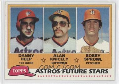 1981 Topps - [Base] #82.1 - Future Stars - Danny Heep, Alan Knicely, Bobby Sprowl