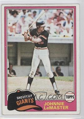 1981 Topps - [Base] #84 - Johnnie LeMaster