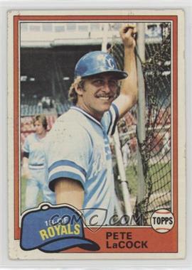 1981 Topps - [Base] #9 - Pete LaCock [Noted]