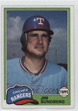 1981 Topps - [Base] #95 - Jim Sundberg