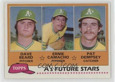 1981 Topps - [Base] #96 - Future Stars - Dave Beard, Ernie Camacho, Pat Dempsey