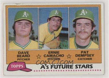 1981 Topps - [Base] #96 - Future Stars - Dave Beard, Ernie Camacho, Pat Dempsey [Good to VG‑EX]