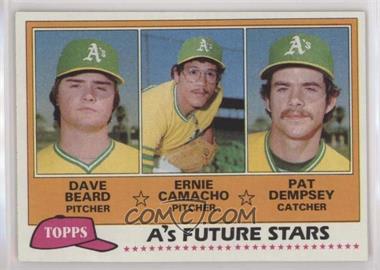 1981 Topps - [Base] #96 - Future Stars - Dave Beard, Ernie Camacho, Pat Dempsey