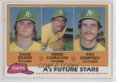 1981 Topps - [Base] #96 - Future Stars - Dave Beard, Ernie Camacho, Pat Dempsey