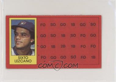 1981 Topps Baseball Scratch-Off - [Base] - Separated and Scratched #45 - Sixto Lezcano (Baseball Hot Offer) [EX to NM]