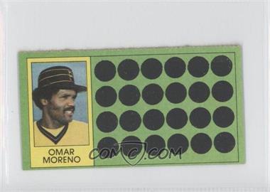 1981 Topps Baseball Scratch-Off - [Base] - Separated #100.2 - Omar Moreno (Baseball Hat Offer!)