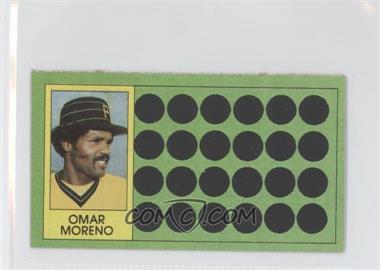 1981 Topps Baseball Scratch-Off - [Base] - Separated #100.2 - Omar Moreno (Baseball Hat Offer!)