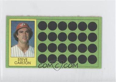 1981 Topps Baseball Scratch-Off - [Base] - Separated #104.1 - Steve Carlton (Ball-Strike Indicator)