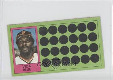 1981 Topps Baseball Scratch-Off - [Base] - Separated #108.1 - Vida Blue (Baseball Hat Offer!)