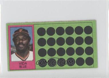 1981 Topps Baseball Scratch-Off - [Base] - Separated #108.2 - Vida Blue (Topps Super Sports Card Locker)