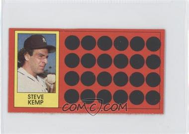 1981 Topps Baseball Scratch-Off - [Base] - Separated #11 - Steve Kemp