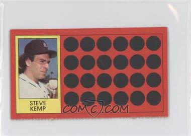 1981 Topps Baseball Scratch-Off - [Base] - Separated #11 - Steve Kemp