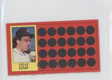 1981 Topps Baseball Scratch-Off - [Base] - Separated #11 - Steve Kemp