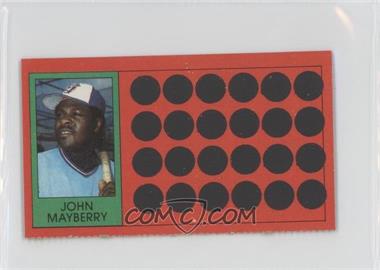 1981 Topps Baseball Scratch-Off - [Base] - Separated #15 - John Mayberry