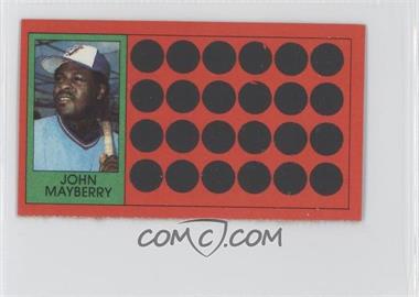 1981 Topps Baseball Scratch-Off - [Base] - Separated #15 - John Mayberry