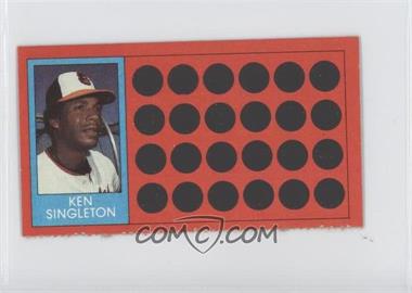 1981 Topps Baseball Scratch-Off - [Base] - Separated #17 - Ken Singleton