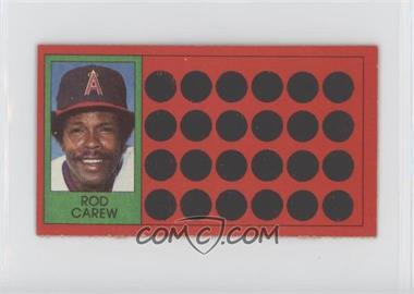 1981 Topps Baseball Scratch-Off - [Base] - Separated #18 - Rod Carew