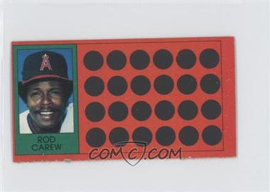 1981 Topps Baseball Scratch-Off - [Base] - Separated #18 - Rod Carew