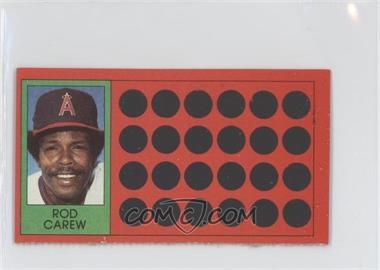 1981 Topps Baseball Scratch-Off - [Base] - Separated #18 - Rod Carew