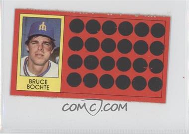 1981 Topps Baseball Scratch-Off - [Base] - Separated #30 - Bruce Bochte